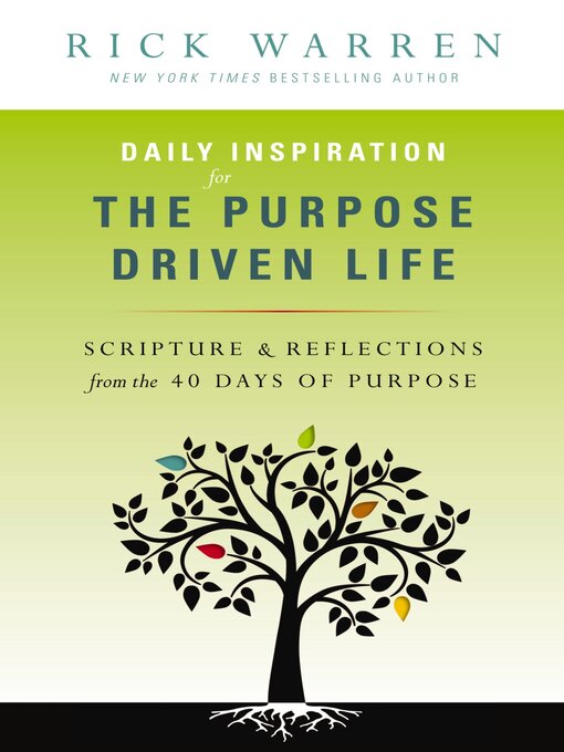 Title details for Daily Inspiration for the Purpose Driven Life by Rick Warren - Available